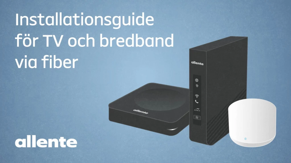 inkoppling videoguide – Allente